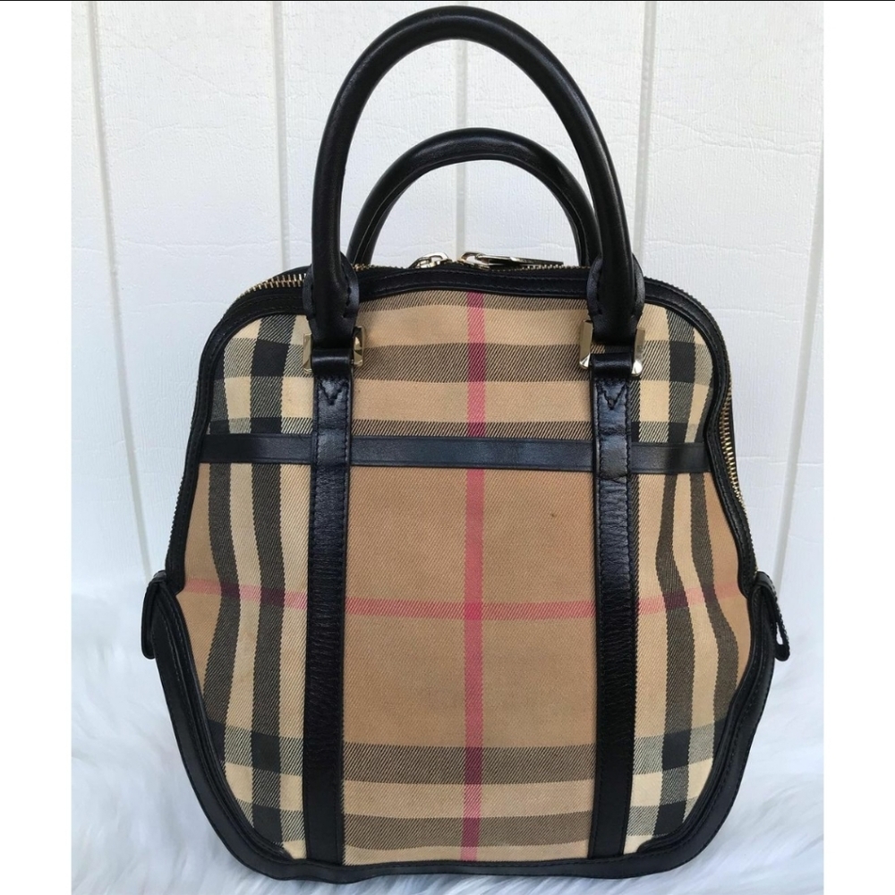 BURBERRY House Check' Bowling Bag - Picture 3 of 16